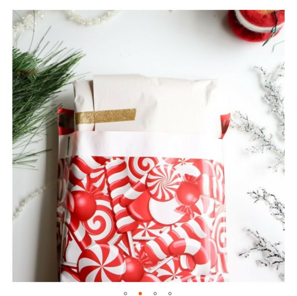 Candy cane Mailers 10x13 x x20 bags - Picture 5 of 9